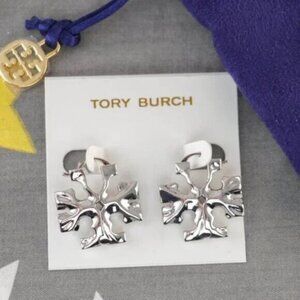 NWT Tory Burch Roxanne Hidden Logo Earring